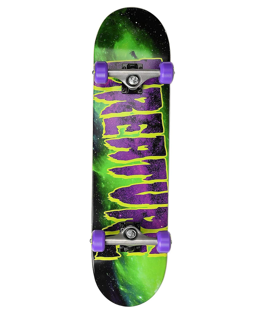 CREATURES Kinder Skateboard Complete Ripped Logo Micro Grün / Violett 7.8 IN, Grün / Violett 7.8 IN