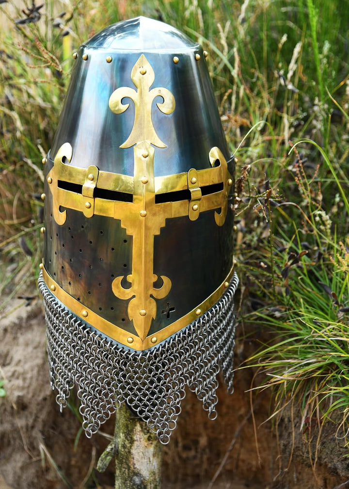 Ulfberth Topfhelm der Rieter von Kornburg, Nürnberg um 1375, Gr. M