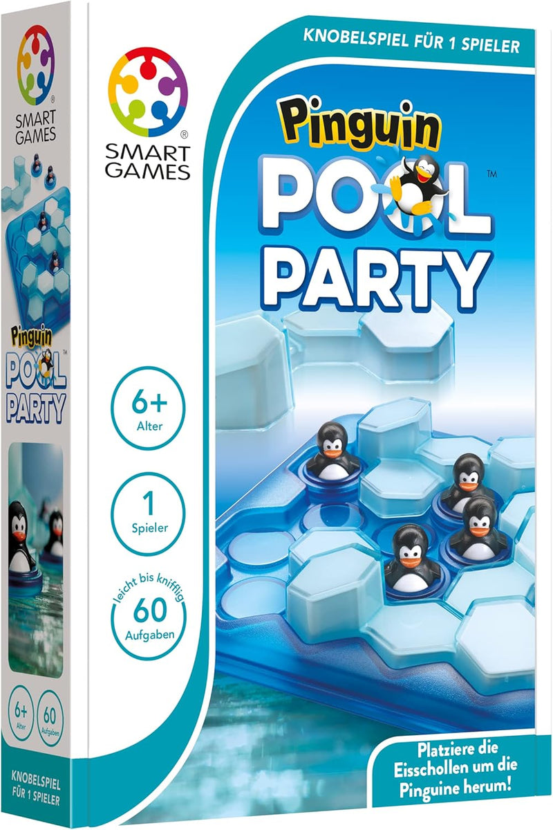 SMART Toys and Games GmbH SG431DE Pinguin Pool Party, bunt Single, Single