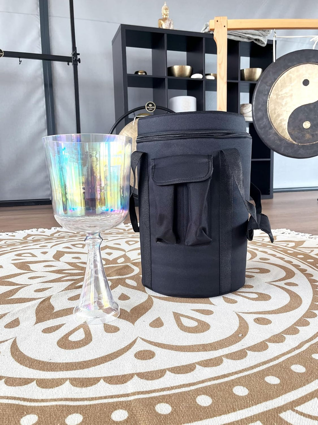 Meinl Sonic Energy Kristall-Kelchtasche mit robuster Polsterung, Tragegriff und Aussentasche