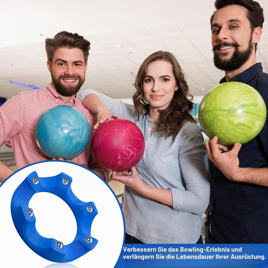 Bowlingkugelhalter, Bowlingzubehör für Herren, 360° leichtgängiger, drehbarer Kugelbecherhalter mit