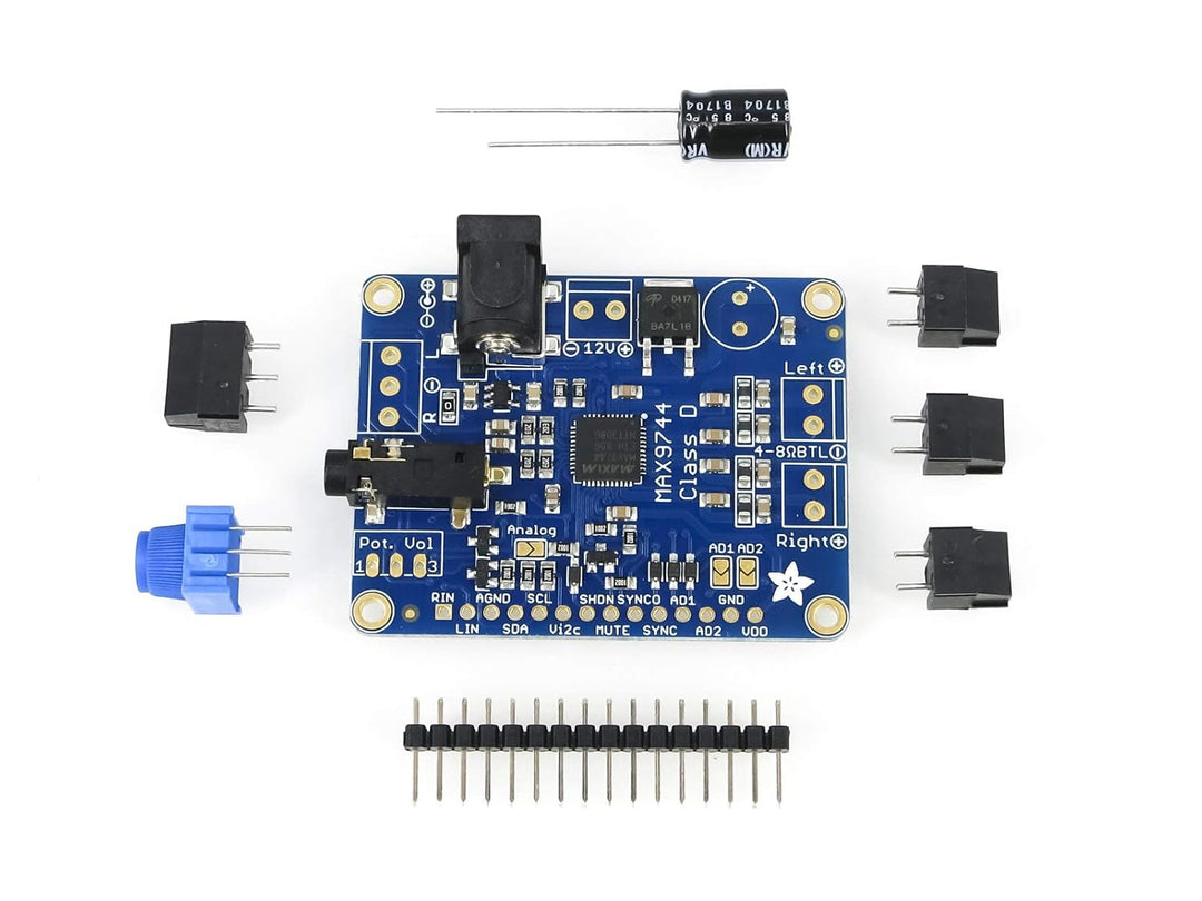 Adafruit Stereo 20W Class D Audio-Verstärker, MAX9744 (1752)