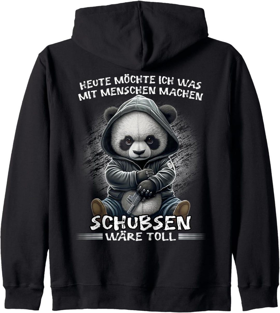 Heute möchte ich was mit Menschen machen Schubsen wäre toll Kapuzenjacke