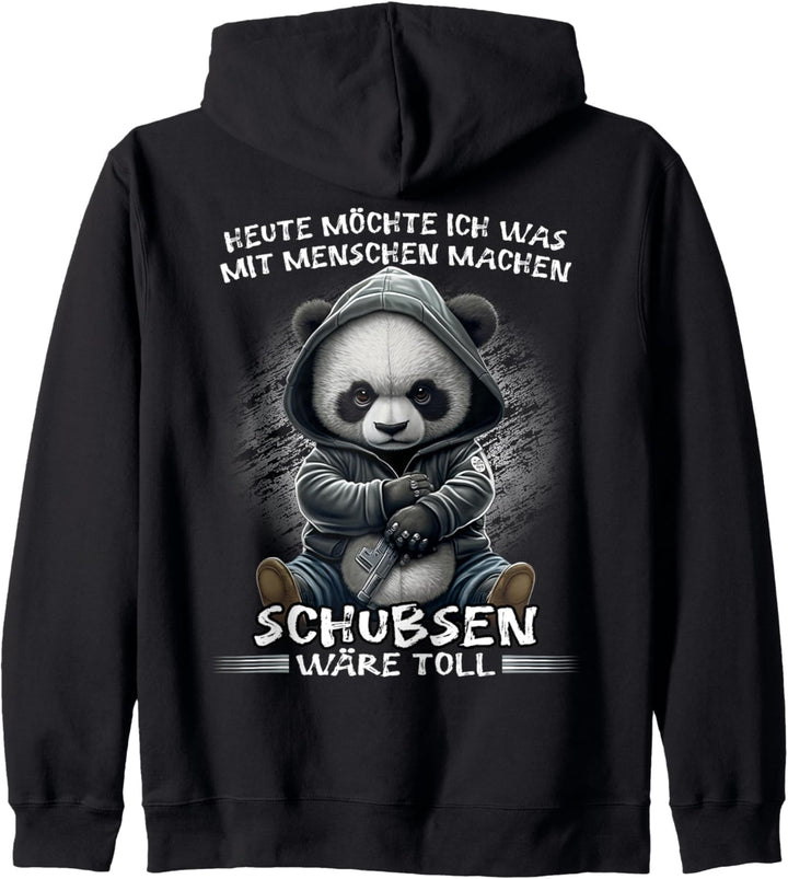 Heute möchte ich was mit Menschen machen Schubsen wäre toll Kapuzenjacke