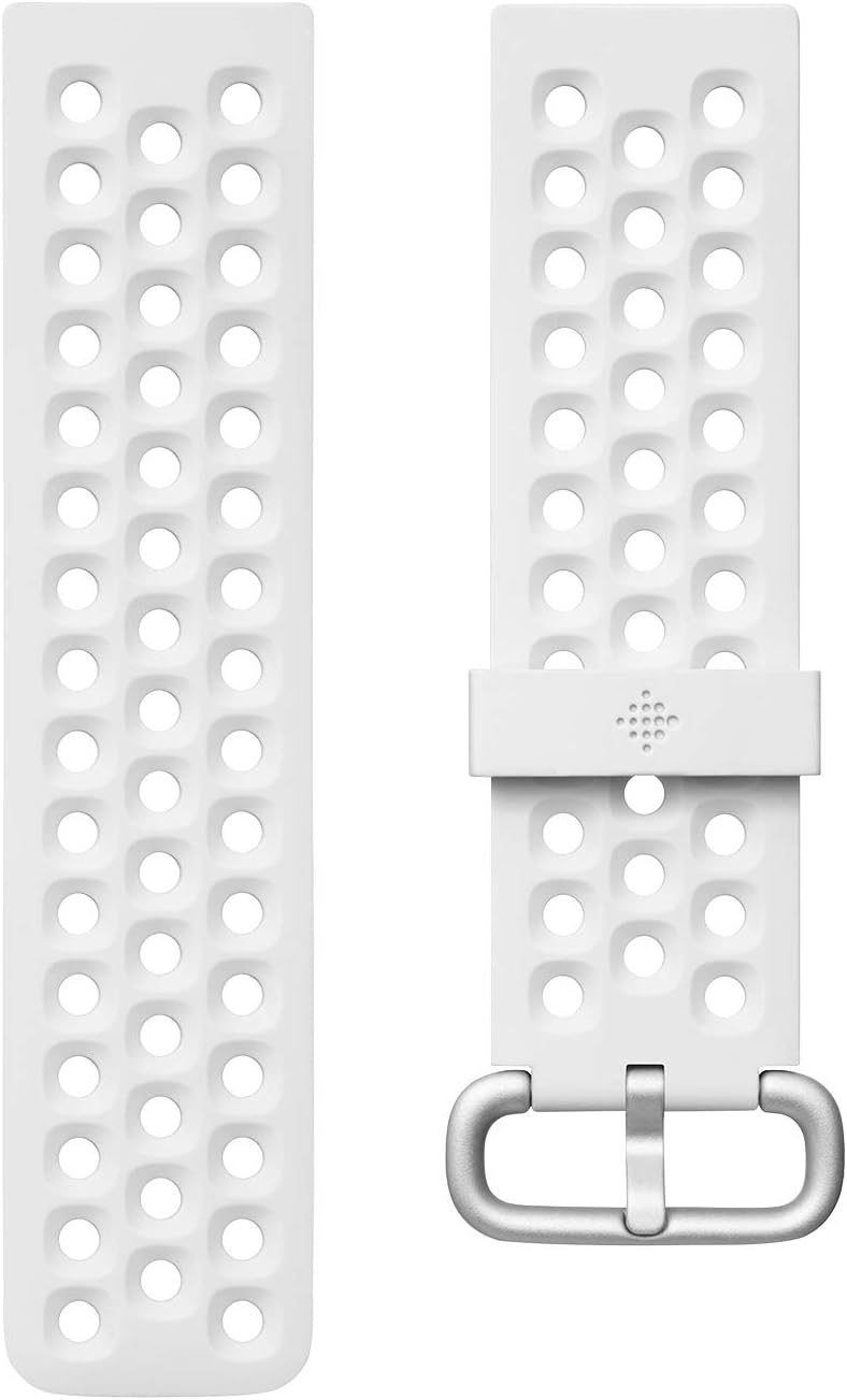 Sport-Zubehörarmband für Fitbit Versa 2 L Frostweiss, L Frostweiss