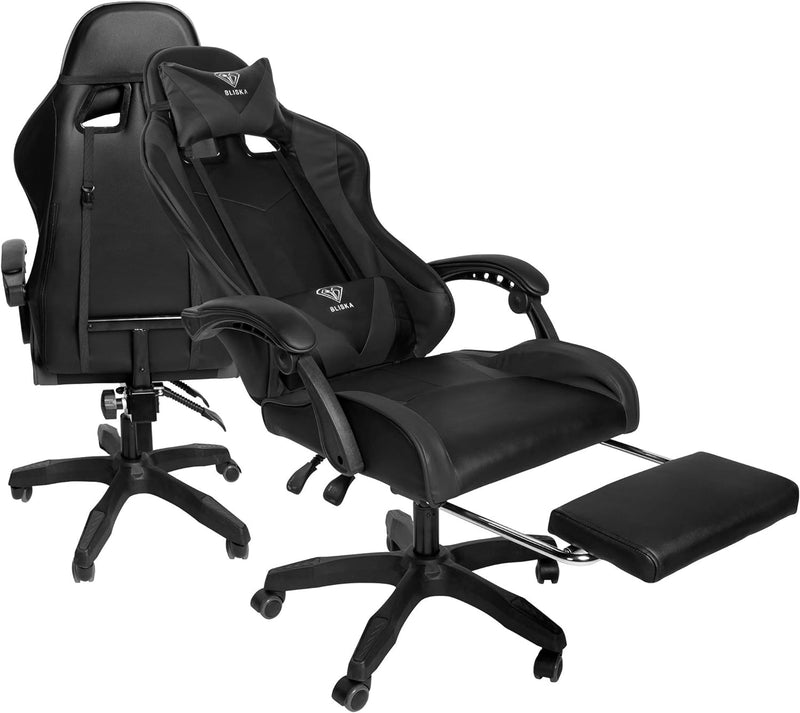 Trisens Gaming Stuhl Home Office Chair Racing Chefsessel Bürostuhl Sportsitz Büro Stuhl,