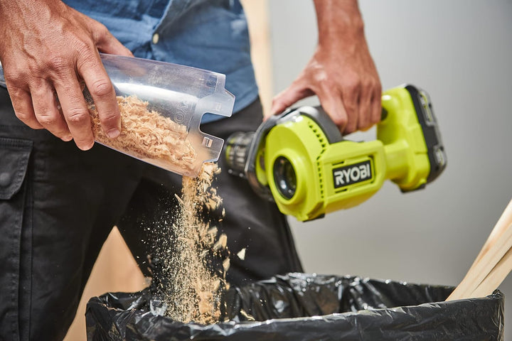 RYOBI 18 V ONE+ Akku-Handsauger RHV18-0 (bis zu 1.450 l/min Luftstrom, 600-ml-Staubbehälter, 34 Air