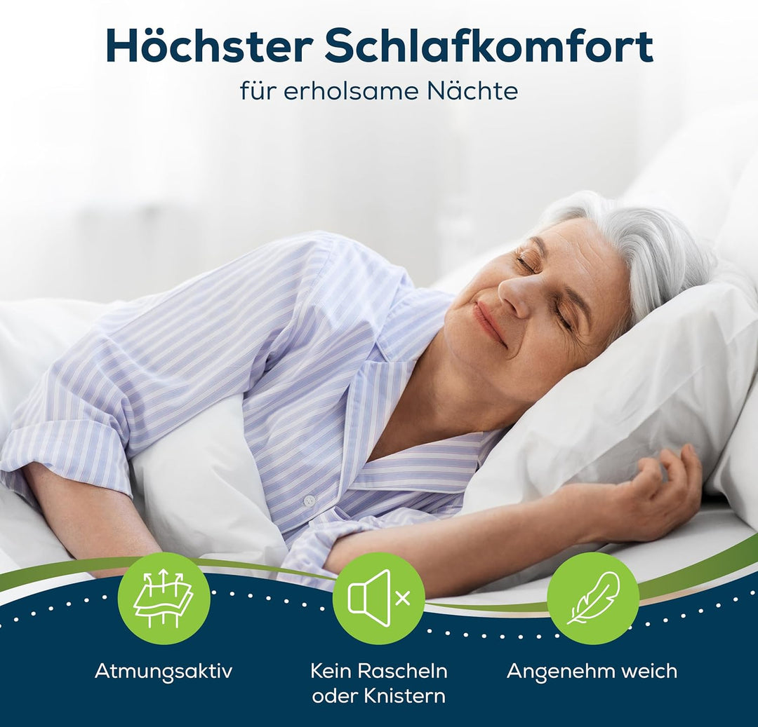 Sensalou Matratzenschoner wasserdicht 135x190 cm – Matratzenschutz Auflage für Jugendliche &amp; Teenage