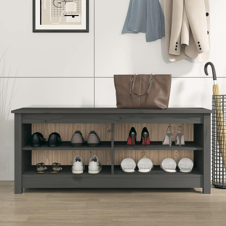 Tidyard Schuhbank Flurbank Bank mit Stauraum Sitzbank Sitztruhe Garderobenbank Truhenbank Massivholz
