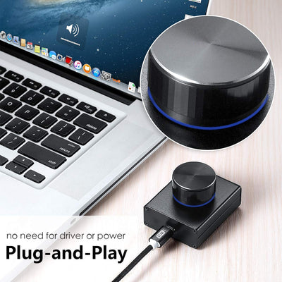 Nobsound H6 USB Volume Control Knob, VOL Controller, Lossless Adjuster, Audio Digital Remote Control