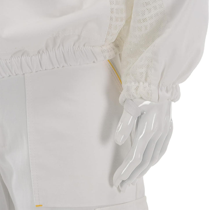 LYSON Imkerjacke aus Mesh und Baumwolle Imkerbluse mit abnehmbarem Hut belüftet Professionelle Imker