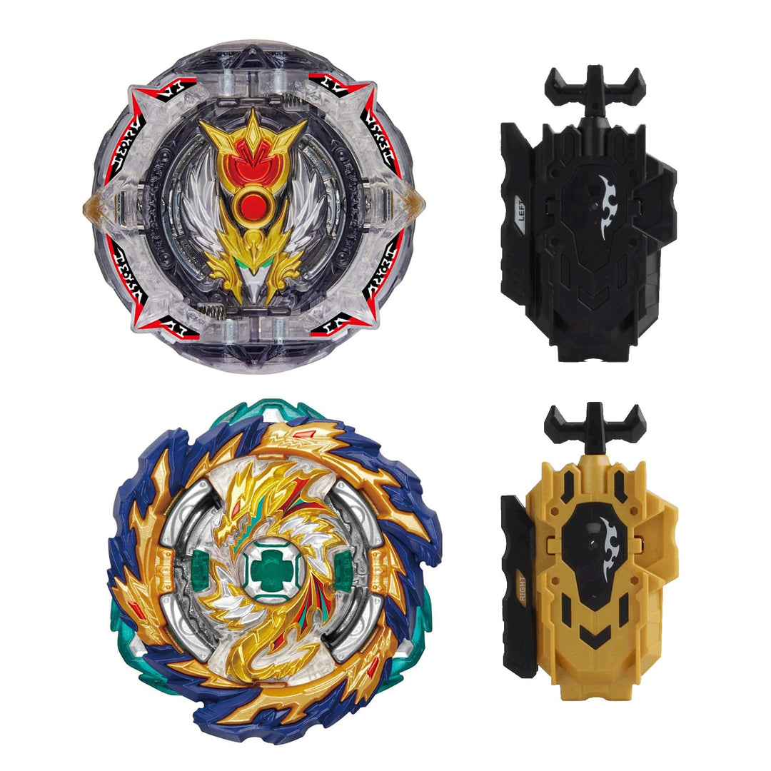 Gyroscope Turbo Set, 3D Arena Metall Fusion KampfKreisel, Mit Battling Top Launcher, Geschenk-Sets(1