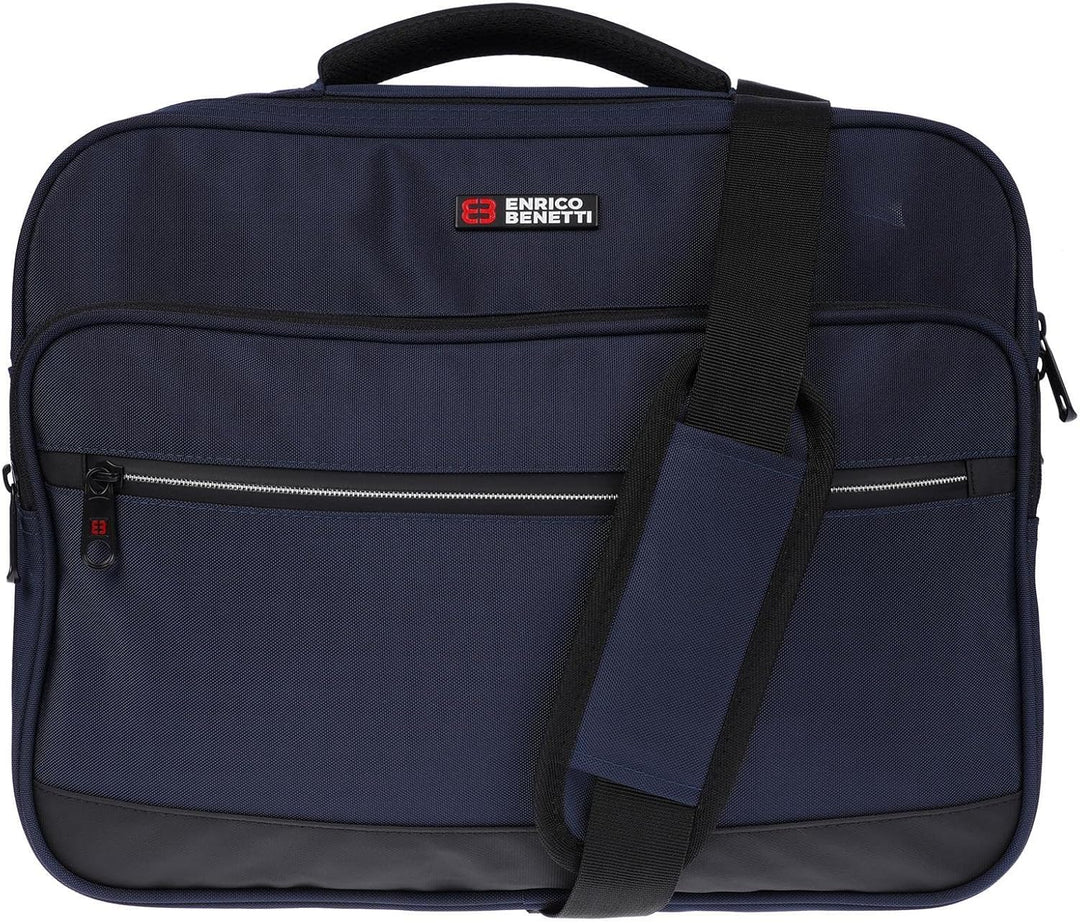 Christian Wippermann XXL Herren Umhängetasche Flugbegleiter Tasche Messenger Arbeitstasche 17 Zoll L