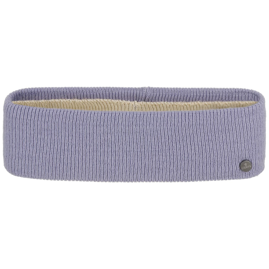 LIERYS Mono Stirnband Damen/Herren 8 cm breit - Made in Germany - dreilagiges Strickband gefüttert m