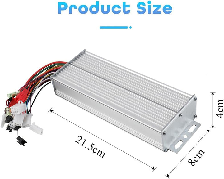 TABODD 48V-72V E-Bike Controller 2000W, Brushless-Drehzahlregler Tragbarer Motorregler für Elektrisc