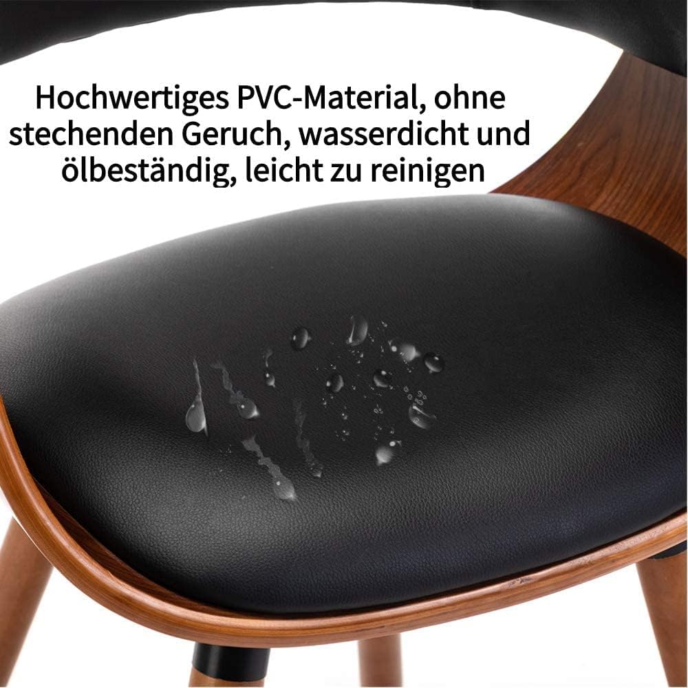 Mignone Esszimmerstühle Wohnzimmerstühle Moderne Küchenstühle Rückenlehnen für Küche Arbeitszimmer W