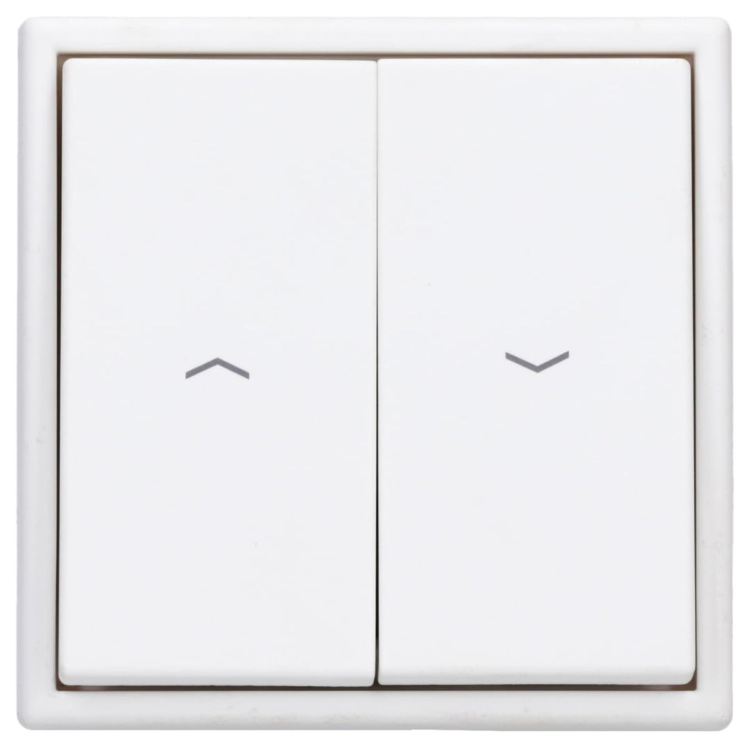 JUNG Serie LS Set 509VU Jalousie-Wippschalter Schneeweiss Matt | mit 509VU Jalousie-Wippschalter, LS