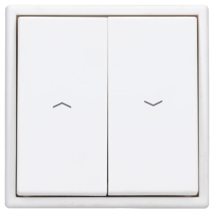 JUNG Serie LS Set 509VU Jalousie-Wippschalter Schneeweiss Matt | mit 509VU Jalousie-Wippschalter, LS
