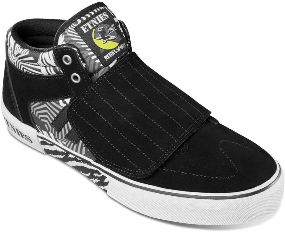 Etnies Herren Windrow Vulc Mid X Rebel Skate-Schuh 41 EU Black Print, 41 EU Black Print