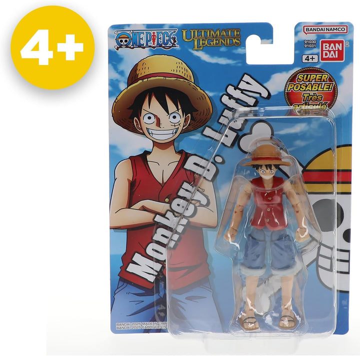 BANDAI - Ultimate Legends - One Piece Actionfigur 12 cm - Monkey D. Luffy - Offizielle One Piece Liz