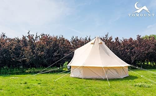 TOMOUNT Glockenzelt 3m 4m Glamping Zelt für 3-6 Personen Baumwolle Fam –  techstudio.ch