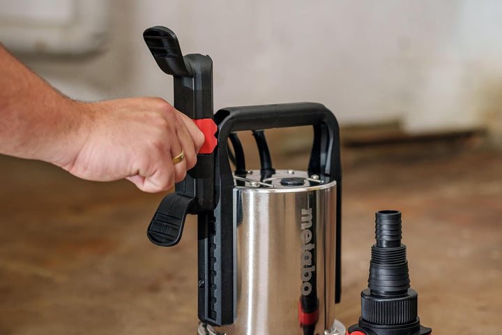 metabo Kombi‑Tauchpumpe KP 200‑35 ASF Inox - 620 W, 20.000 l/h, flachabsaugend bis 1 mm, Partikel bi