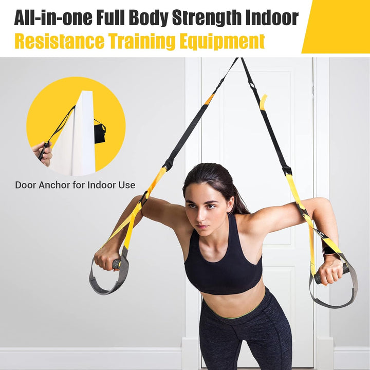 Schlingentrainer, Sling Trainer für EIN Ganzkörpertraining, Schlingentrainer für zuhause mit Grossem