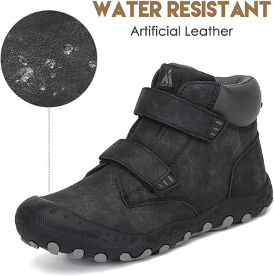 Mishansha Kinder Wanderschuhe Trekking Wanderstiefel Outdoor Trekkingschuhe 30 EU Schwarz, 30 EU Sch