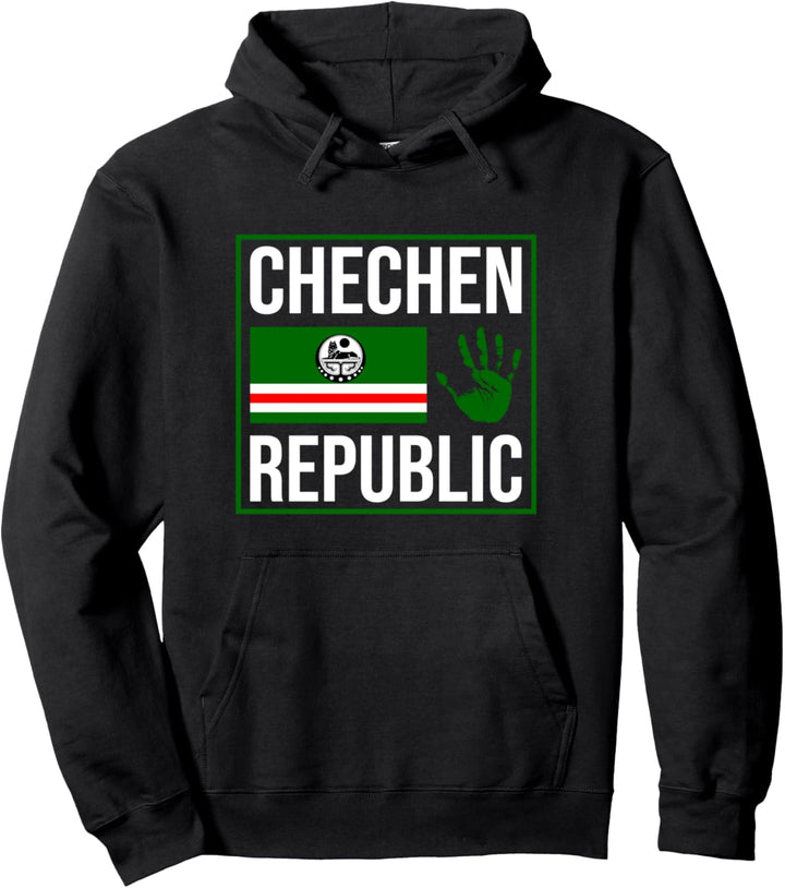 Chechen Republic Flag, Chechnya Flag, Chechnya Men, Chechen Pullover Hoodie