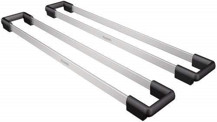 BLANCO 2 x TOP-Schienen | Edelstahl/Kunststoff | 416 x 60 mm | Passend zu allen Spülen und Becken mi