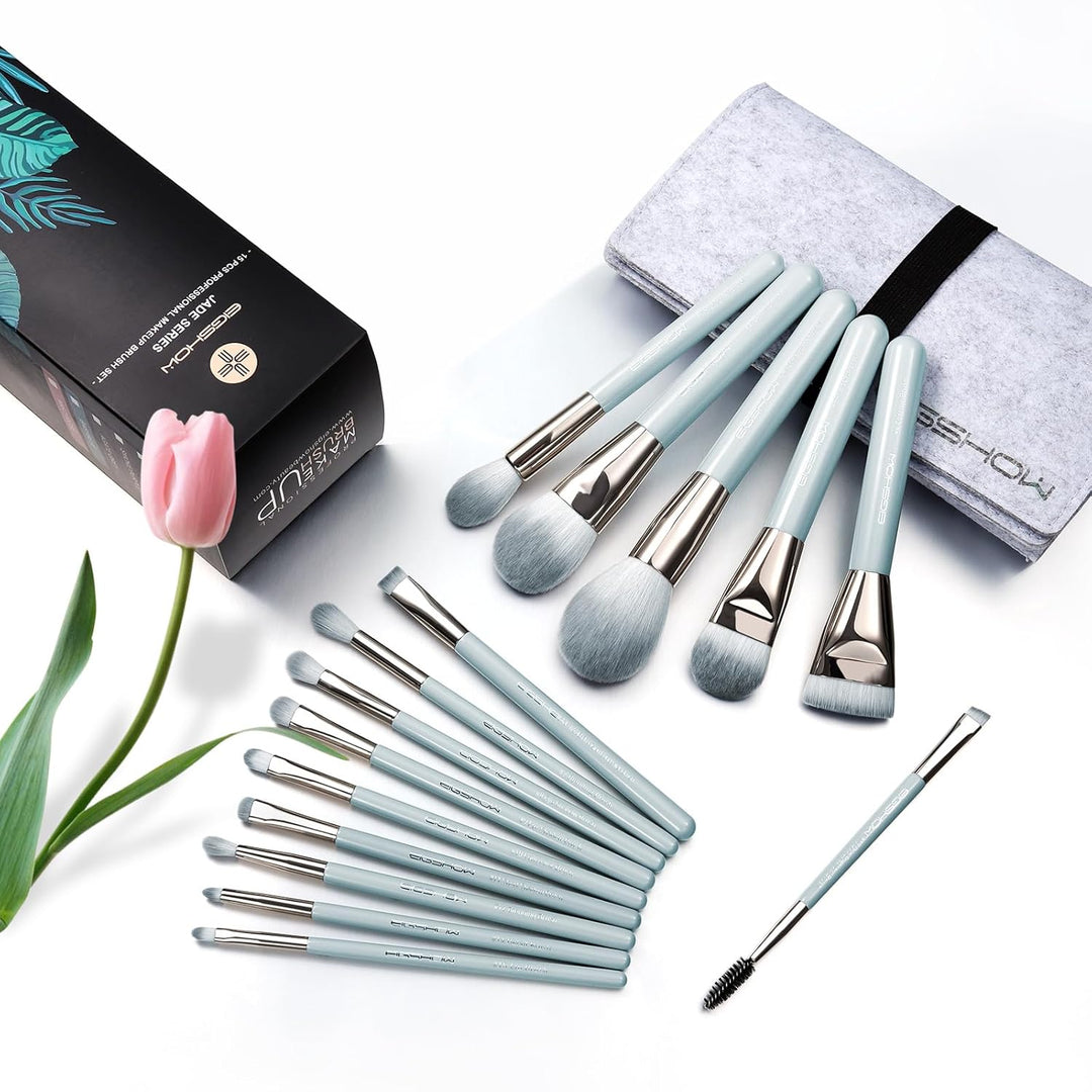 Make up Pinsel Set, 15 Stück EIGSHOW Professional Make Up Pinsel Kit, Foundation Puder Concealers Li