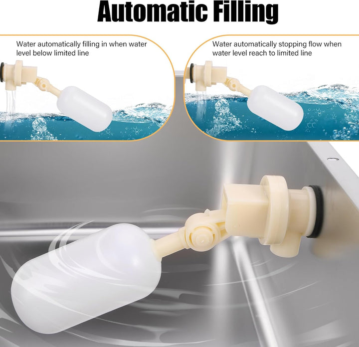 Hundebecken Automatischer Hundewasserspender,25 Liter Hundewasser im Freien Edelstahl-Wassernapf für