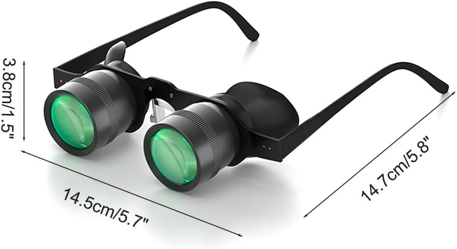 Freihändige Fernglasbrille, Professionelle Angelfernglas, Freisprechbrille zum Angeln, Vogelbeobacht