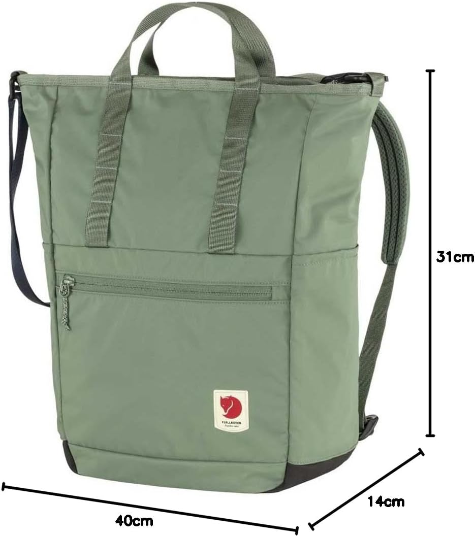Fjällräven Unisex High Coast Totepack Tagesrucksack, 23 l Patina Green Single, Patina Green Single