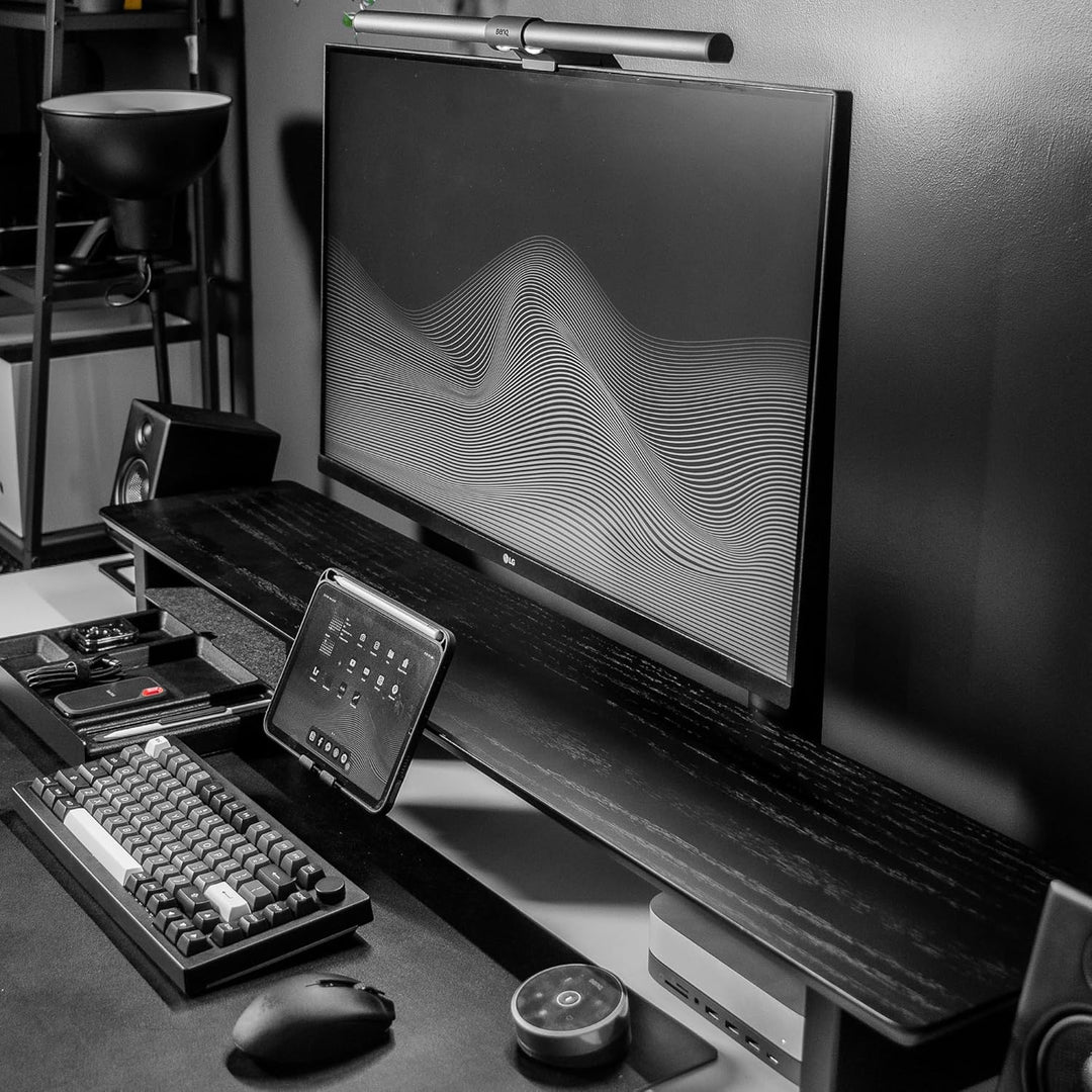 Raico Schreibtischregal Cockpit-System Monitorständer Schreibtisch-Organizer Dual Screen Setup Riser