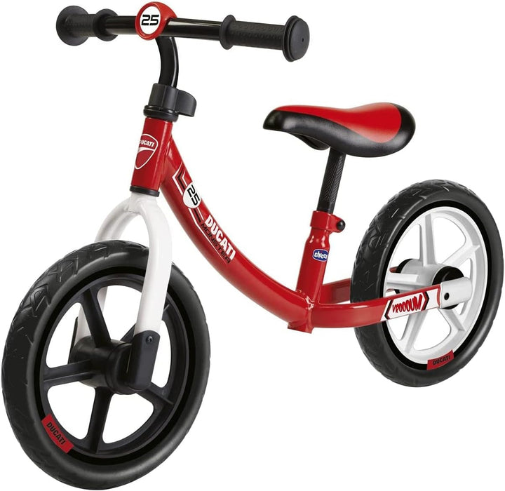 Chicco Ducati Balance Bike+ für Kinder 2-5 Jahre, Kinder Laufrad fürs Gleichgewicht, mit höhenverste