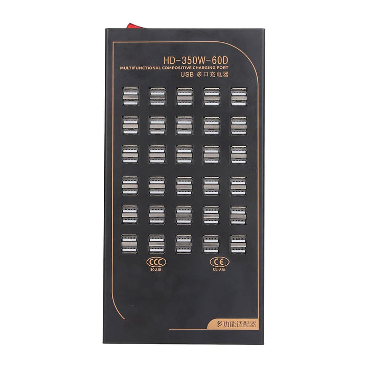 USB-Ladestation Dock 60 Port 350W Ladegerät Multiport-Kraftwerk Für Telefone, Pads, Tablets, Tragbar