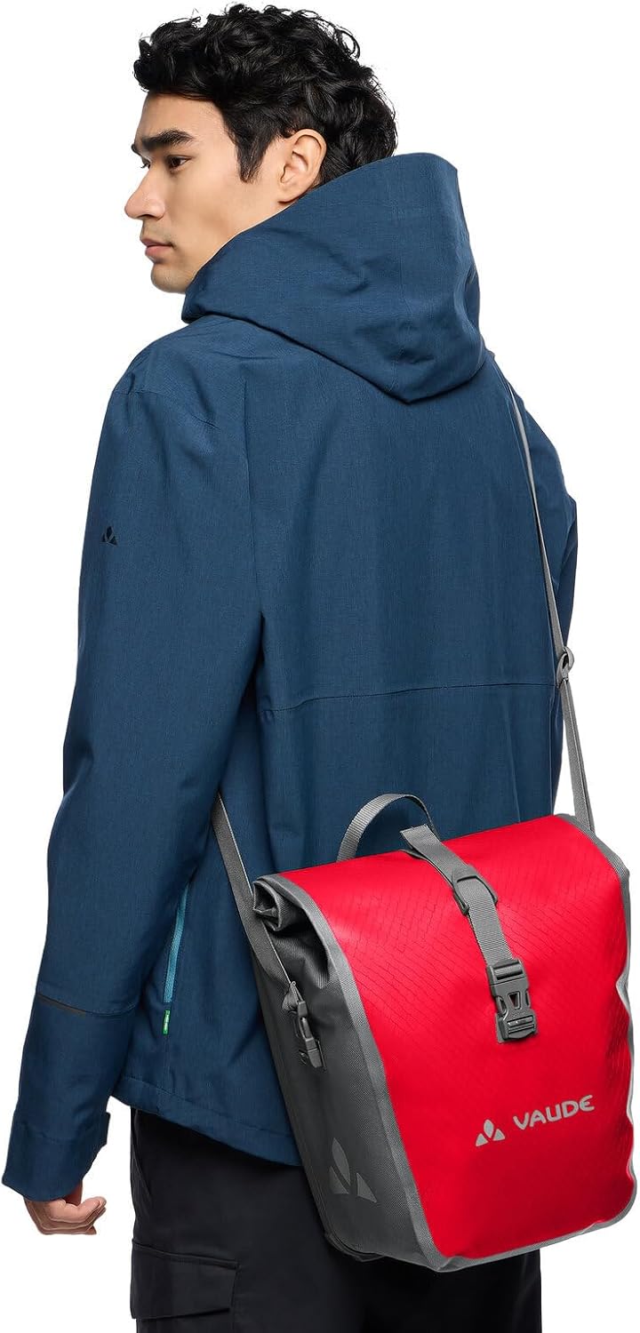 VAUDE Unisex Aqua Front Vorderradtaschen Einheitsgrösse Rot, Einheitsgrösse Rot