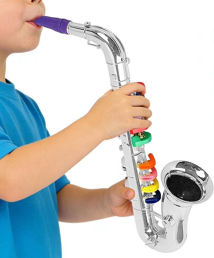 Trompete für Kinder, Spielzeug Saxophon, Kinder Vorschul Musikspielzeug Geschenk Wind Instrument, Bl