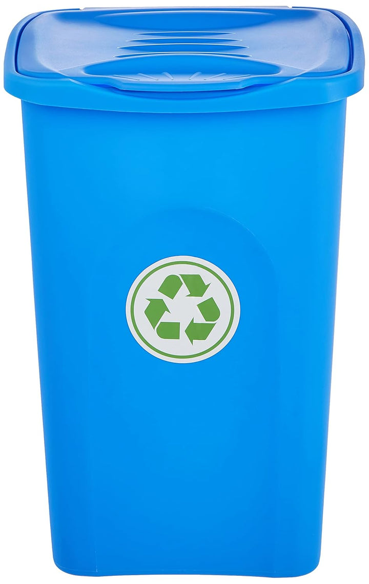 Stefanplast BEGREEN Abfalleimer, 50 l, Capri blau, Blau