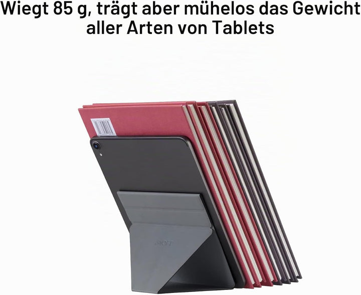 MOFT Snap Tablet Ständer, Einstellbarer Faltbarer Tragbarer iPad-Ständer für den Schreibtisch, kompa
