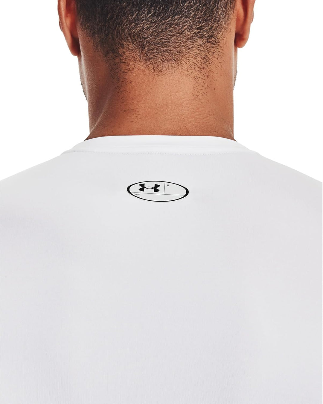 Under Armour HeatGear Kompressions-Langarm-T-Shirt für Herren Weiss M Tall, Weiss M Tall