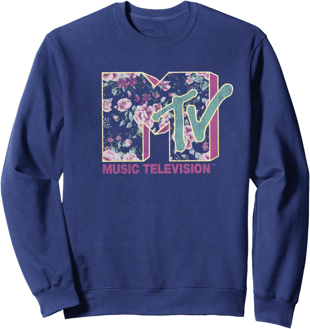MTV Vintage Rose Logo Sweatshirt