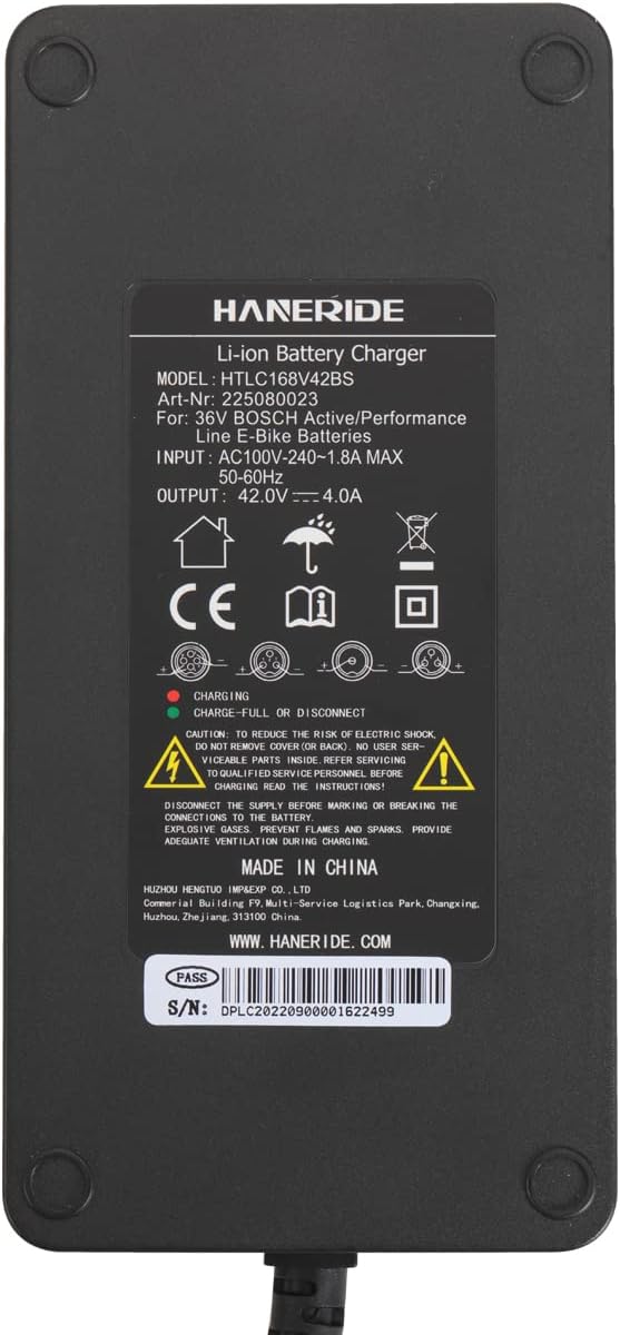 4A Ladegerät für Bosch Active/Performance Line E-Bike 36V Akku Standard Charger Kompatible Modelle (