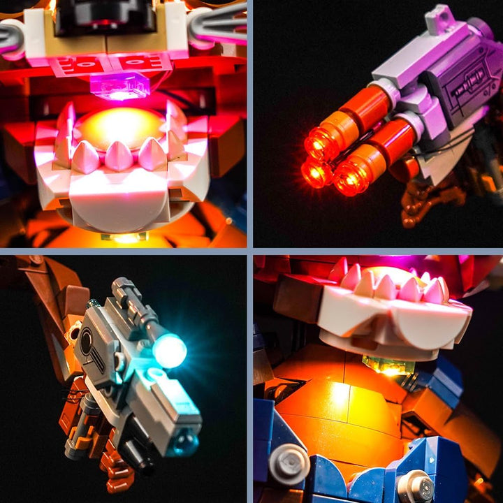 Led Licht Set Kompatibel mit Lego 76282 Rocket & Baby Groot (Kein Modell), Dekorationsbeleuchtungsse
