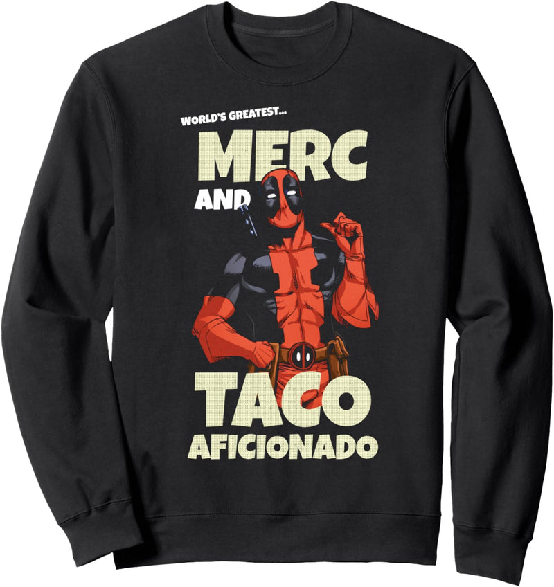 Marvel Deadpool Taco Aficionado Sweatshirt