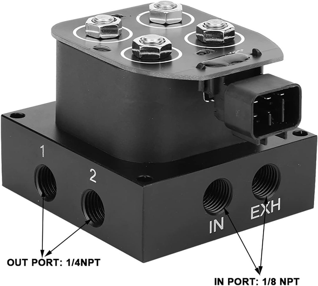 Air Ride,Air Ride Ventil,Air Ride Suspension Solenoid,Air Ride 12V 12.6W 0-300Psi Magnetventil Air R