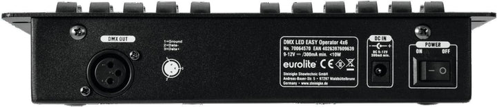 Eurolite DMX LED EASY Operator 4x6 | Kompakter DMX-Controller für 4 LED-Scheinwerfer mit jeweils max