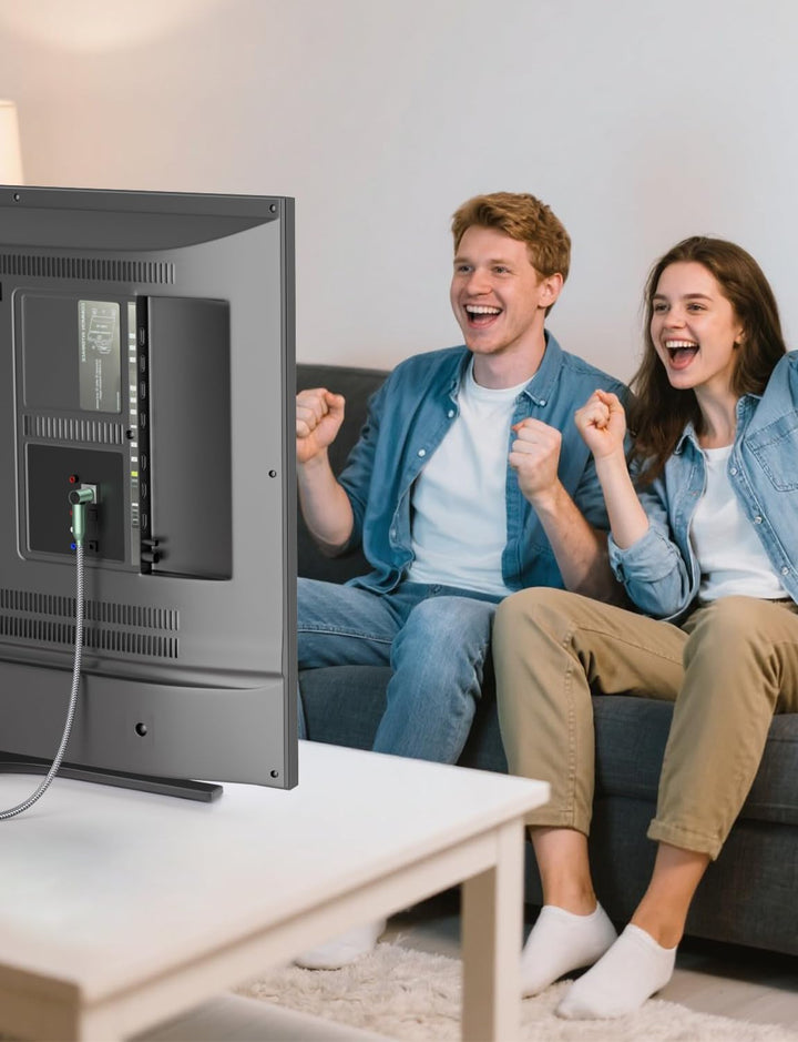 90 Grad Optisches Kabel 1M Rechtwinklig Optisches AudioKabel mit 360 Grad Rotierend Winkelstecker Di