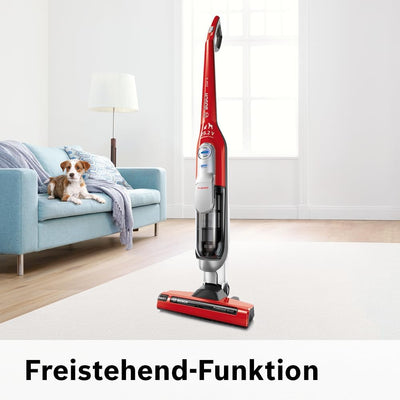 Bosch Akku-Staubsauger Athlet Zoo'o BCH6ZOOO, Tierhaar-Staubsauger, beutellos, ideal für Tierhaare,